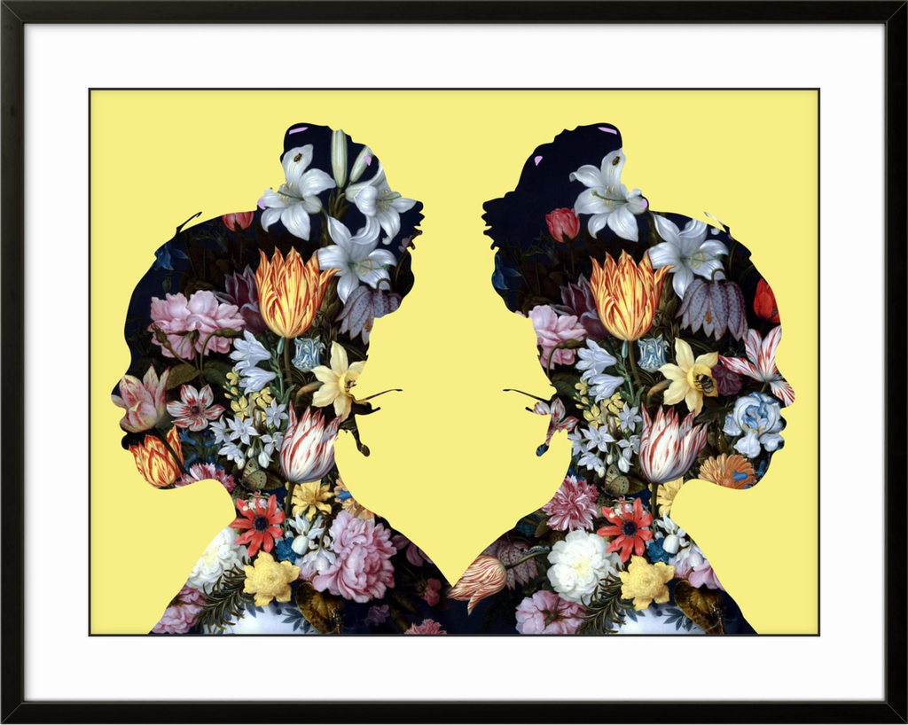 Fine art trykket "Elanna" av den amerikanske pop art kunstneren Agent x. Signert og nummerert i et begrenset opplag.