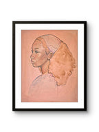Fine art giclée trykket "Etterklang 2" av den norske kunstneren Lea Alstad, signert og nummerert i et begrenset opplag