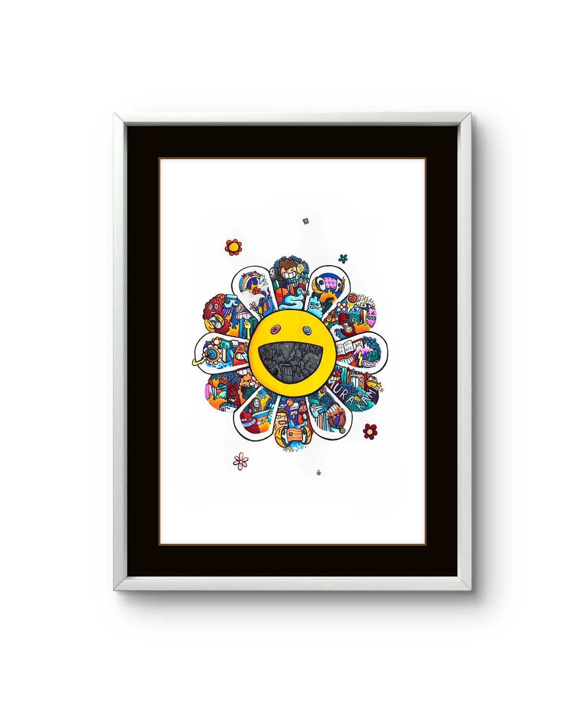 Kunstverket "Flower Power" av den norske kunstnere Pancx.