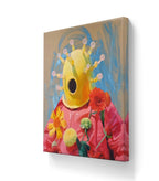 Maleriet "Flowernaut" kommer i størrelsen 140 x 120 cm. 