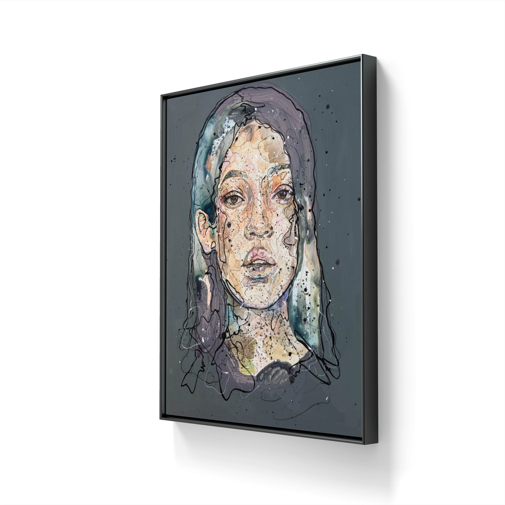 Forest 2 kommer på lerret håndkolorert av lea. 