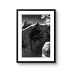 Fine art fotokunsttrykket "Fra Dyrhaugstind" av den norske fotografen og eventyreren Tormod Granheim, signert og nummerert i et begrenset opplag