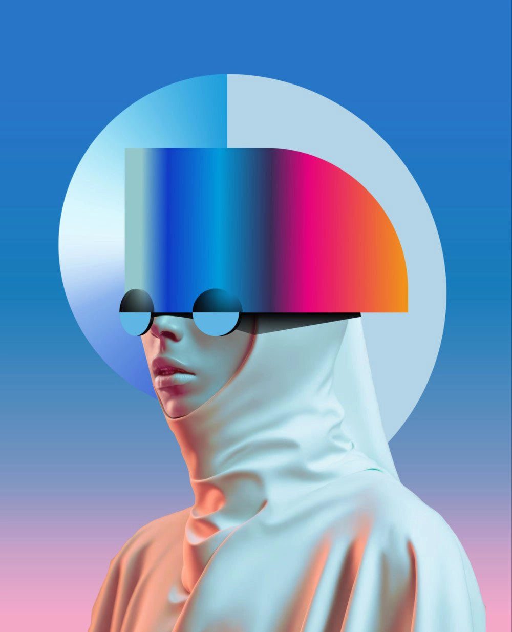 Kunstverket Future Nomad kommer i størrelsen 80 x 100 cm