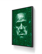 Godfather kommer i fire ulike farger, men alle med sort ramme. Denne varianten er i grønn. 