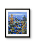 Fine art giclée trykket "Hel ved"  i størrelsen 50 x 40 cm på kunstpapir. 