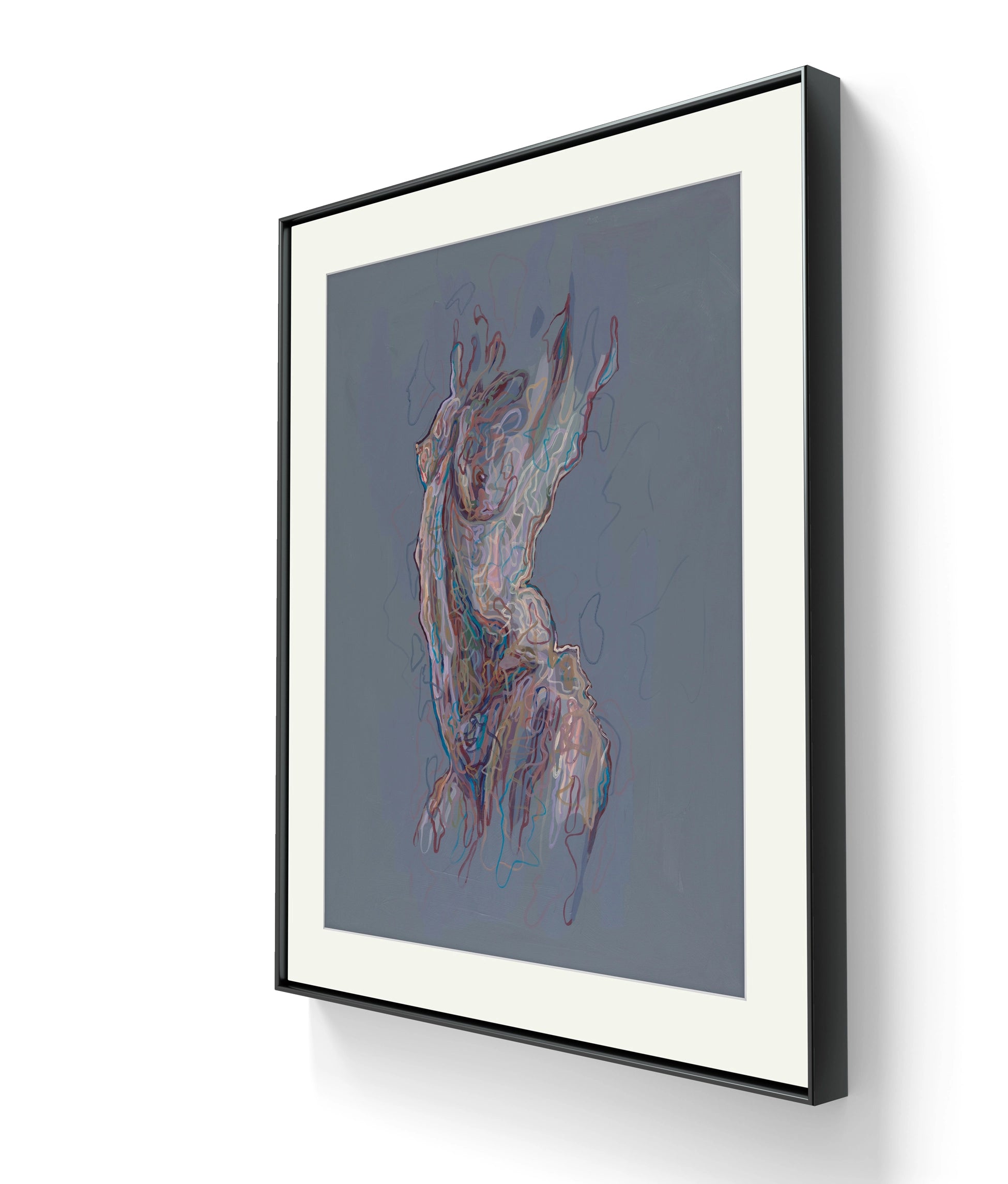 Ønsker du innramming av trykket "Here and now" av Lea Alstad så bistår galleri M35.