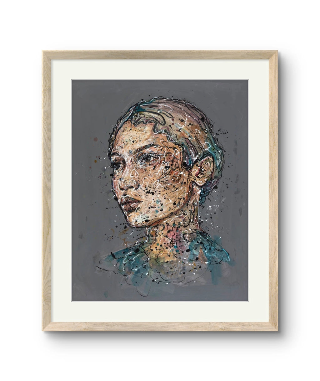 Kunsttrykket "Idea" kommer i to ulike størrelser på kunstpapir