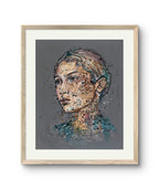 Kunsttrykket "Idea" kommer i to ulike størrelser på kunstpapir