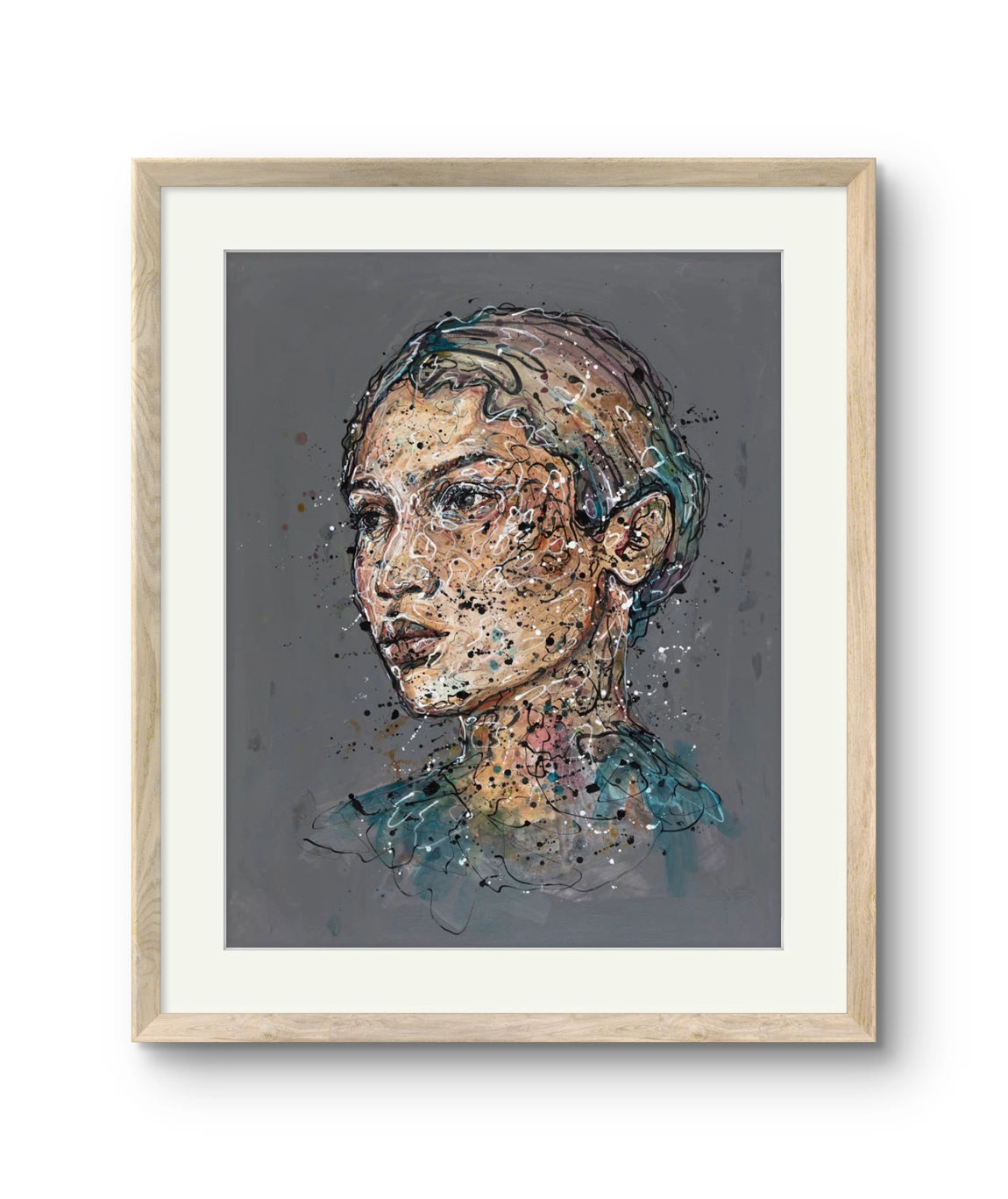 Kunsttrykket "Idea" kommer i to ulike størrelser på kunstpapir