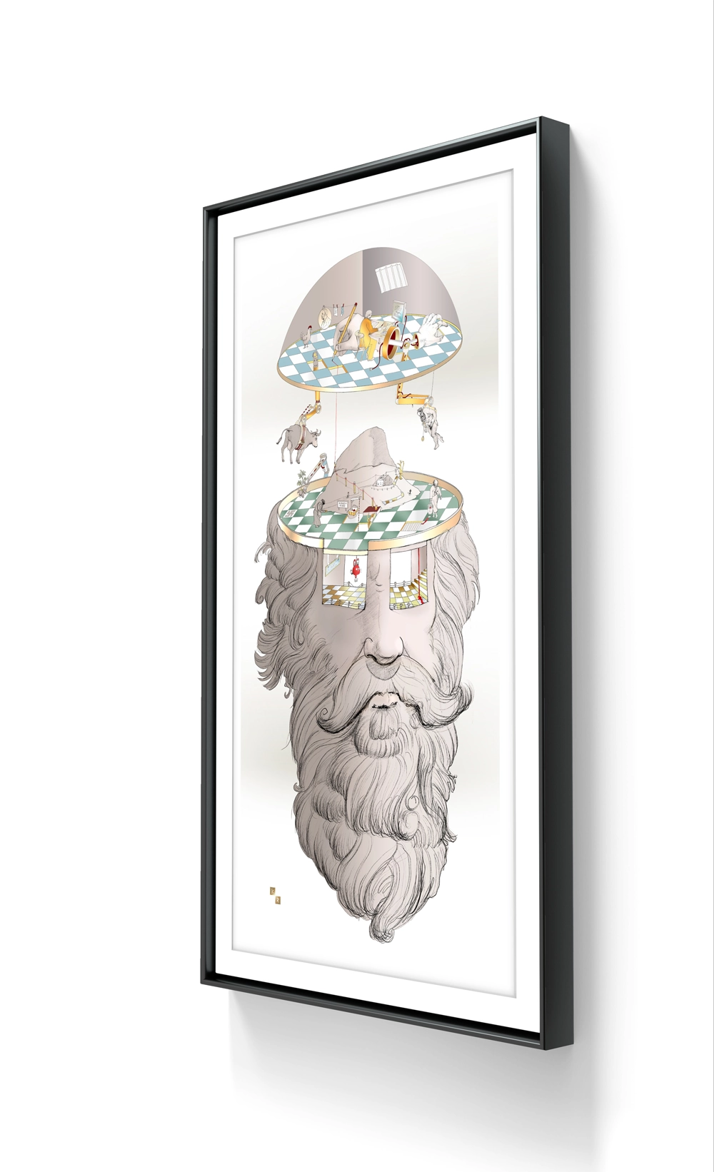 Trykket kommet i et opplag på 20 stk. 