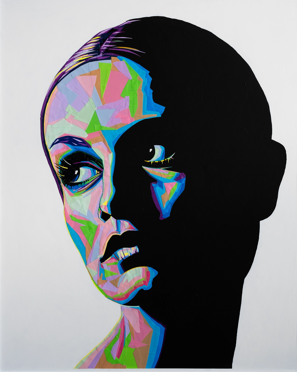 Detaljebilde av kunsttrykket "Juni" av kunsteren Jan Tømmernes