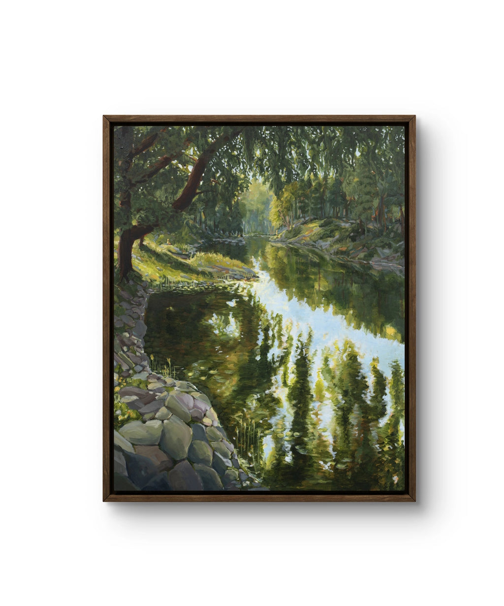 Maleriet "Kom nærmere" av den norske samtidskunstneren Sebastian Slotte