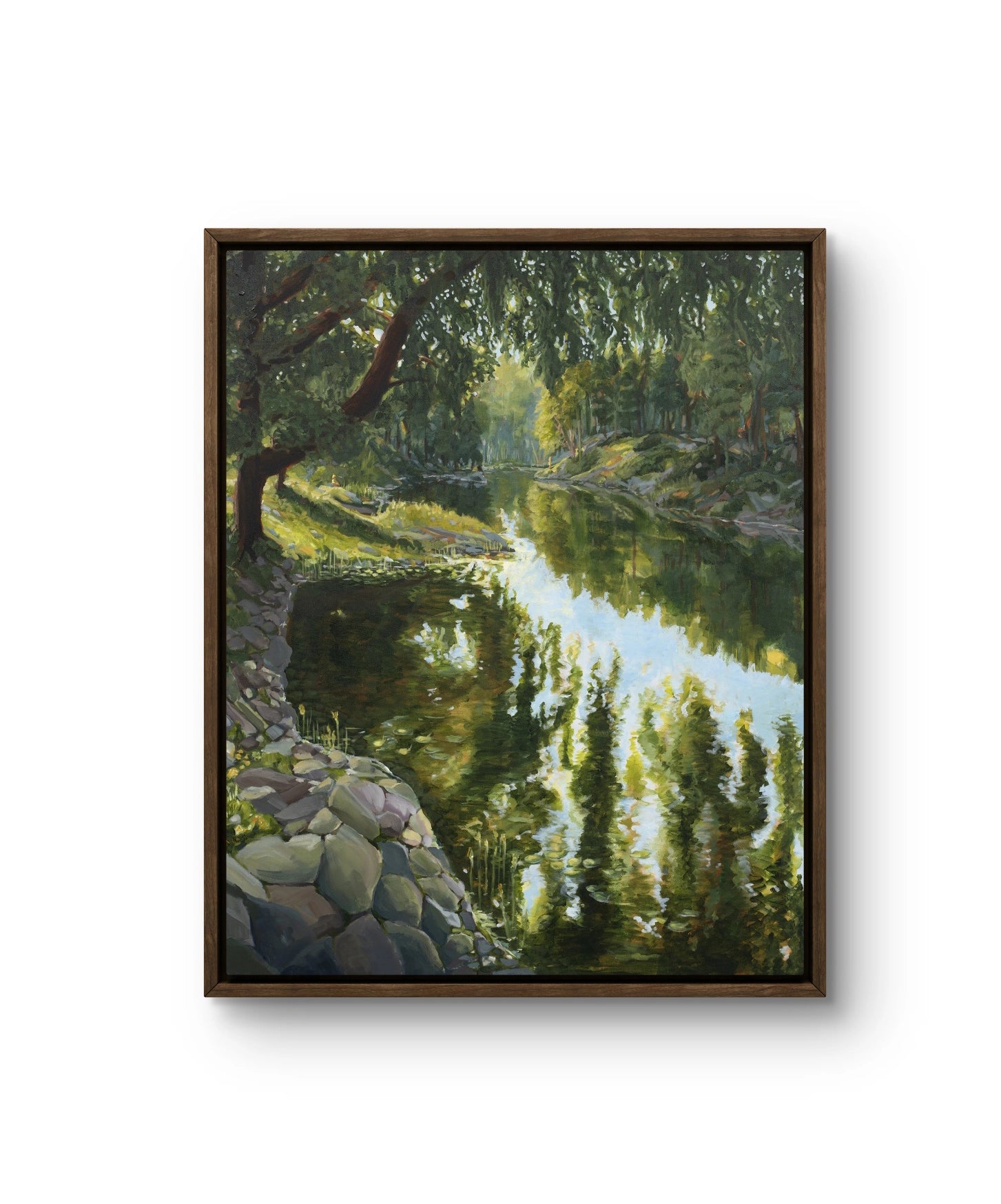 Maleriet "Kom nærmere" av den norske samtidskunstneren Sebastian Slotte