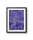 Fine art giclée trykket "Ledelys" av den norske kunstneren Sebastian Slotte, signert og nummeret i et begrenset opplag. 