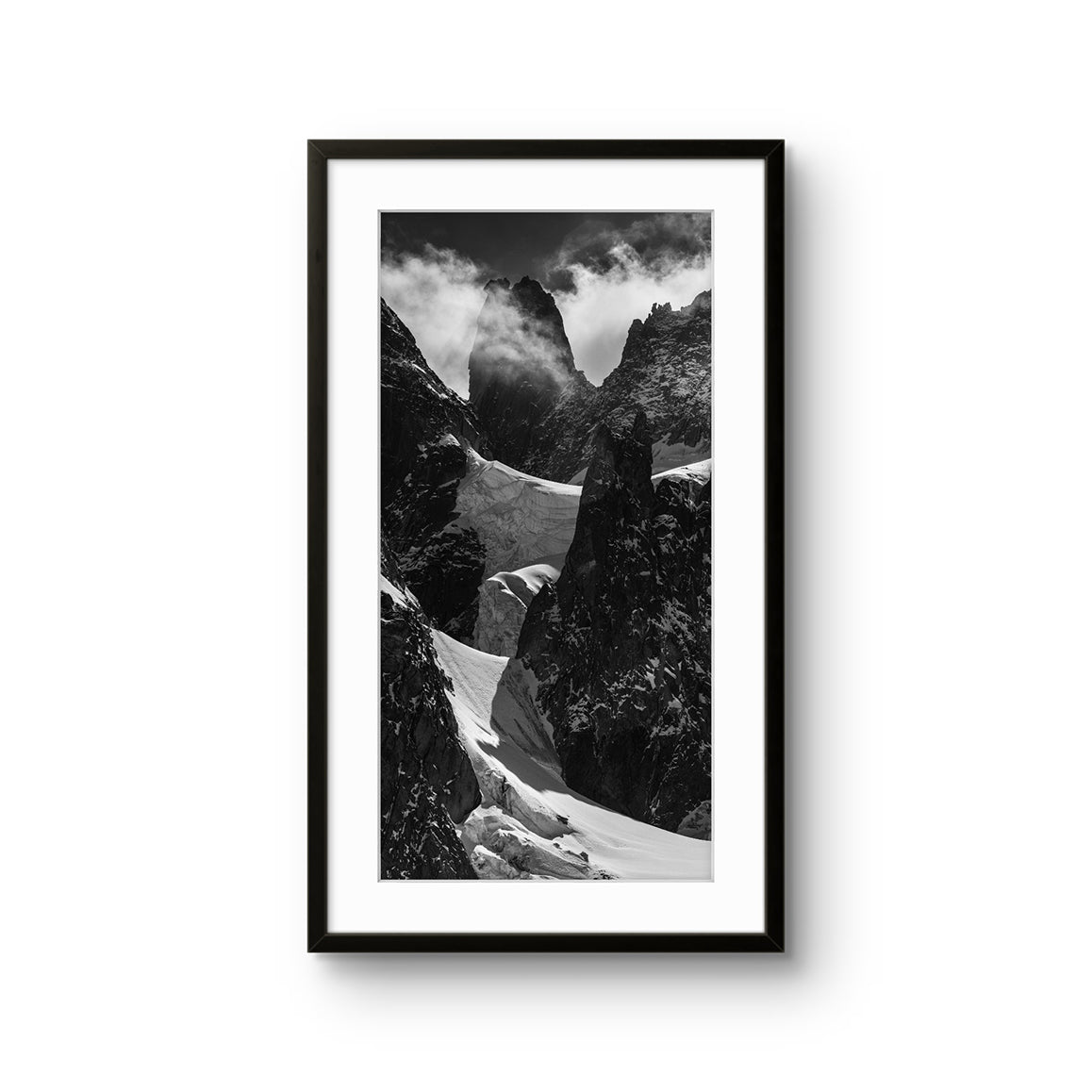 Fine art fotokunsttrykket "Level Up" av den norske fotografen og eventyreren Tormod Granheim, signert og nummerert i et begrenset opplag.