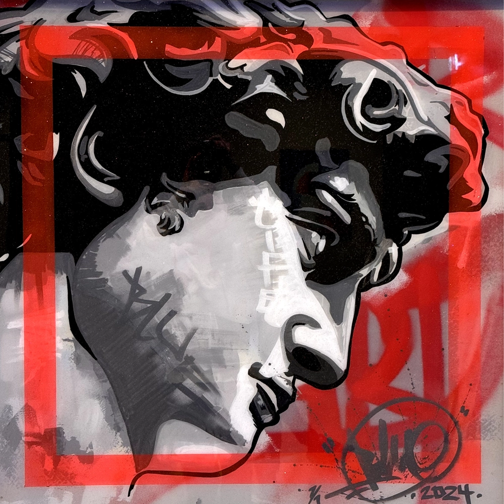 Detaljebilde av kunstverket Life Frame.