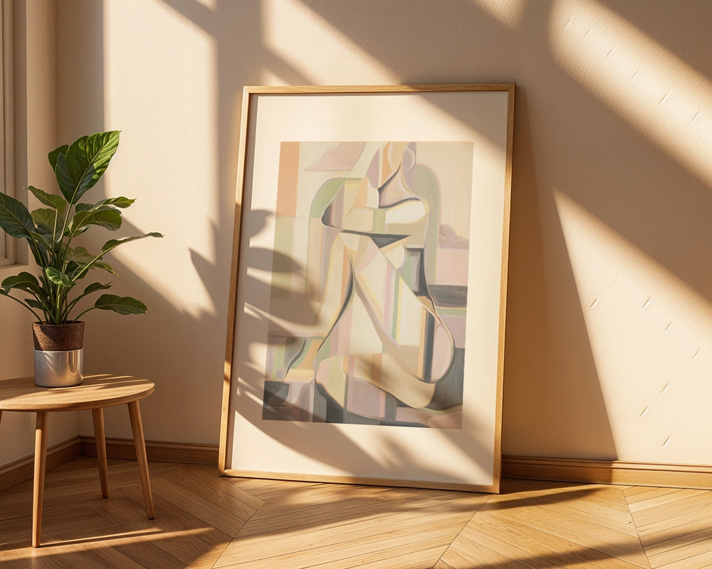 Kunsttrykket "Lucy" kommer på kunstpapir og er signert av Ina Matho