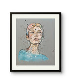 Kunsttrykket "Lust" er signert og nummerert av Lea Alstad