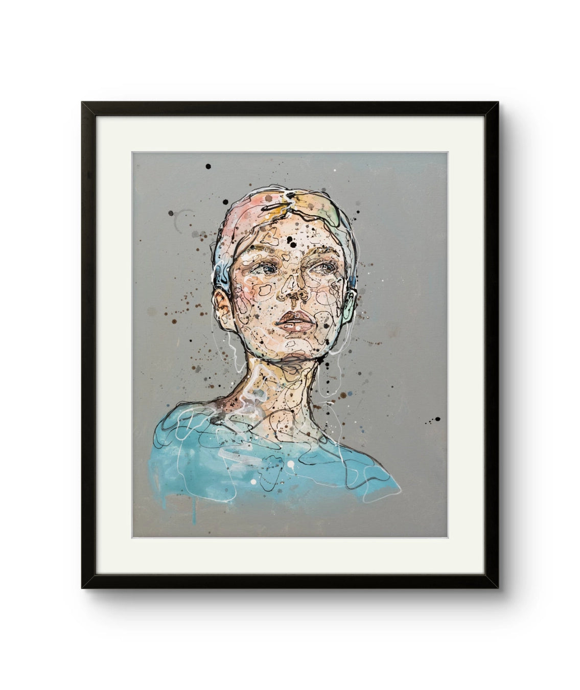 Kunsttrykket "Lust" er signert og nummerert av Lea Alstad