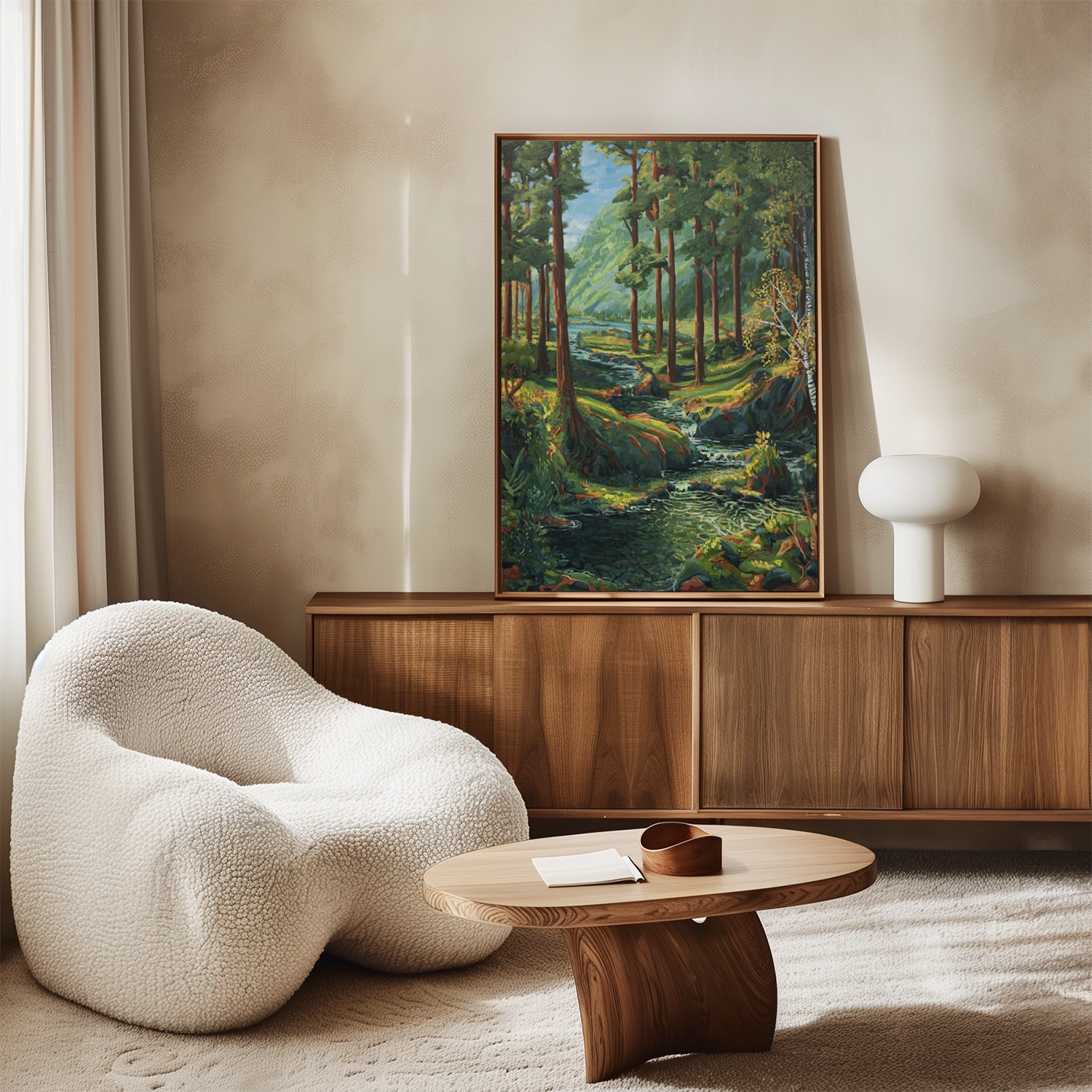 "Ly" levers ferdig innrammet.