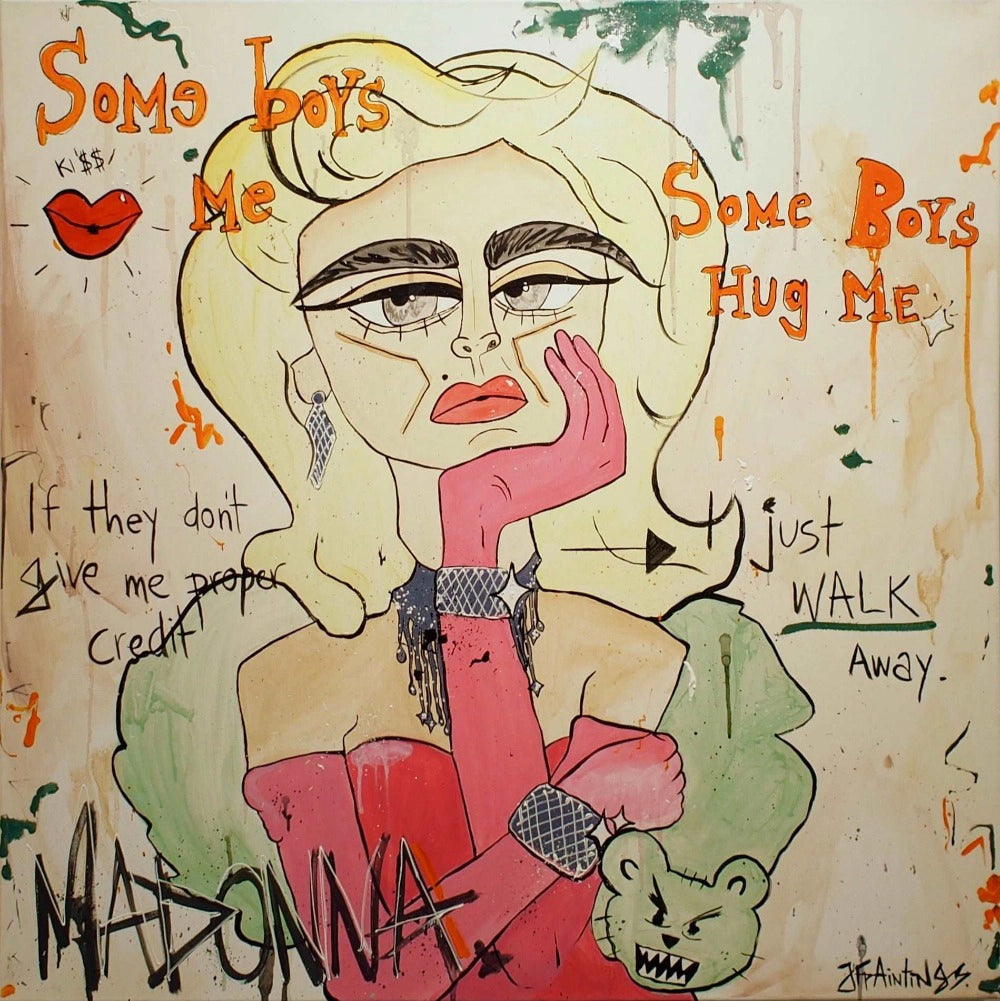 Originalverket Madonna av Julia Flak kan ses på Galleri M35