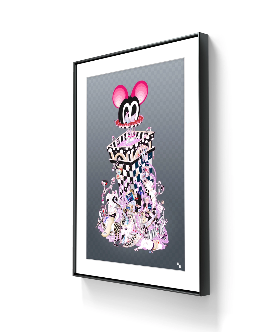 Kunsttrykket kommer i et opplag på 250 stk. 