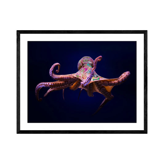 Octopussy av Espen Dalen er et digitalt grafisk kunstverk