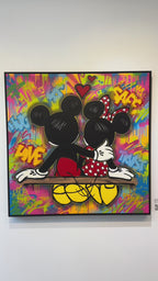 Maleriet "In this Together" kan du se og oppleve i galleri M35 på Tjuvholmen