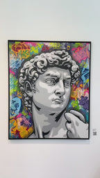 Maleriet "Old Money, new vision" kan du se og oppleve i galleri M35 på Tjuvholmen