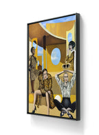 Kunsttrykket «Queens» kommer i flere størrelser. 