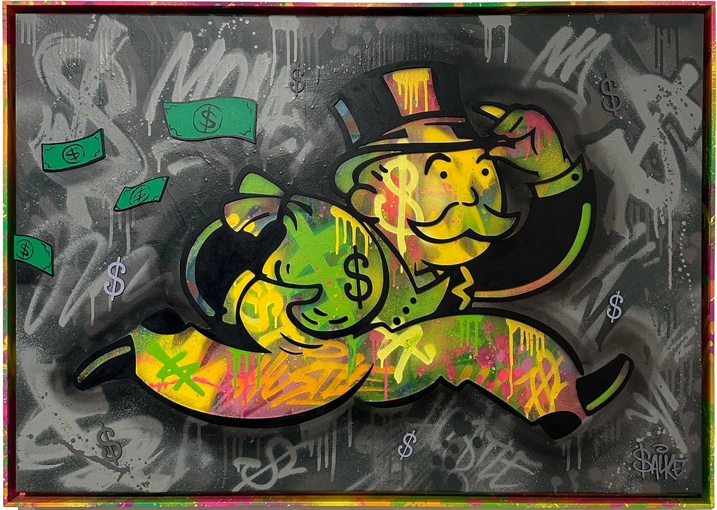 Velkommen til Galleri M35 på Tjuvholmen for å se flere kunstverk av Salke