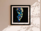 Kunsttrykket «Se ned» kommer i størrelsen 50 x 50 cm