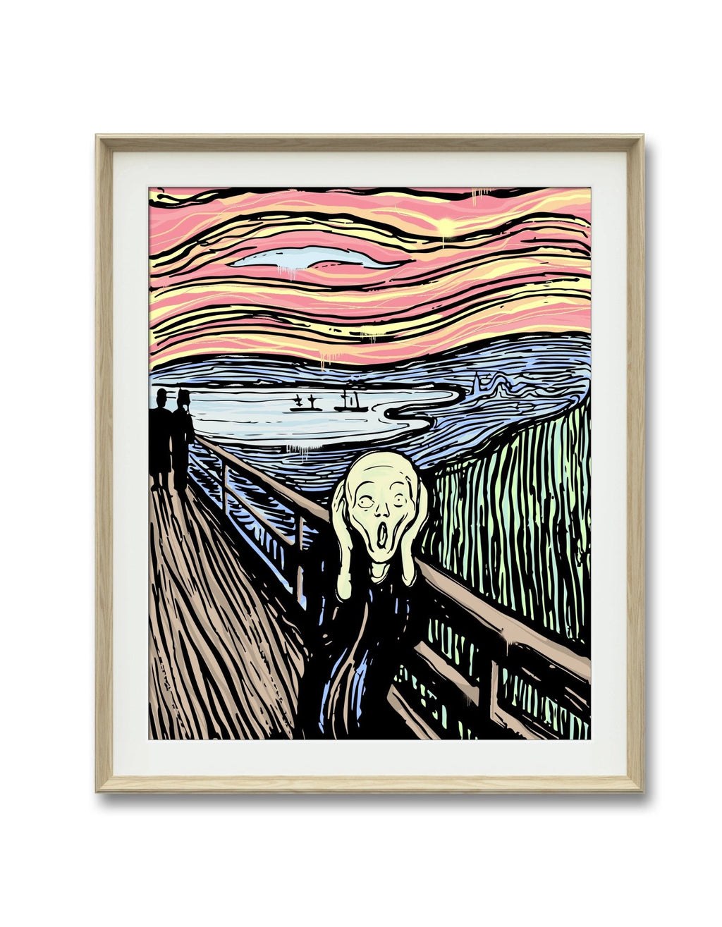 Ønsker du ditt "Pastel scream" innrammet? Ta kontakt og så hjelper vi deg. 