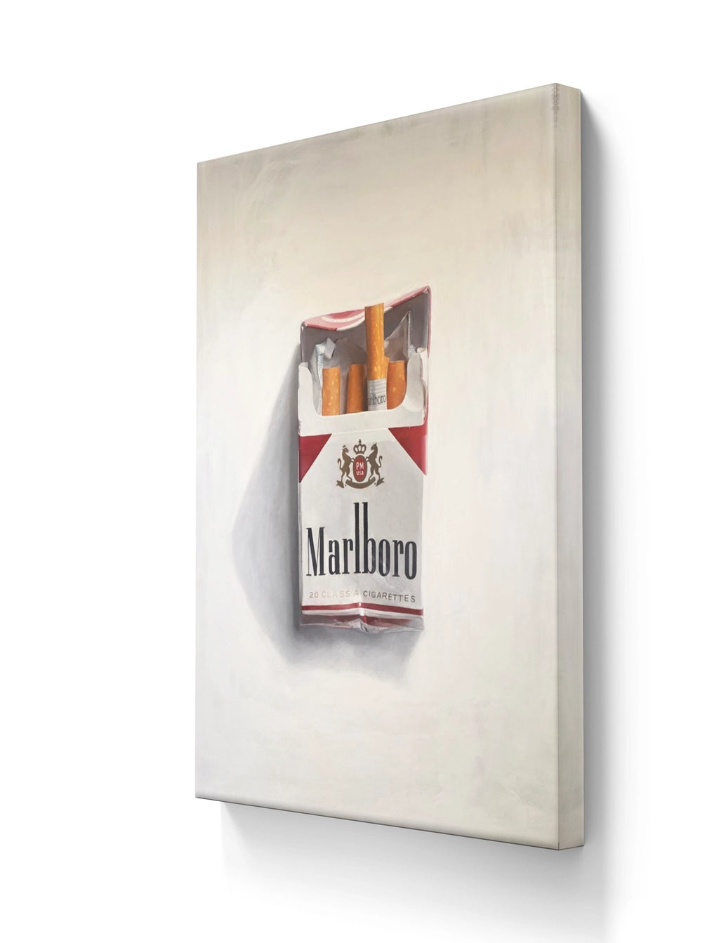 Maleriet "Smokes" av den norske samtidskunstneren Maren Morstad