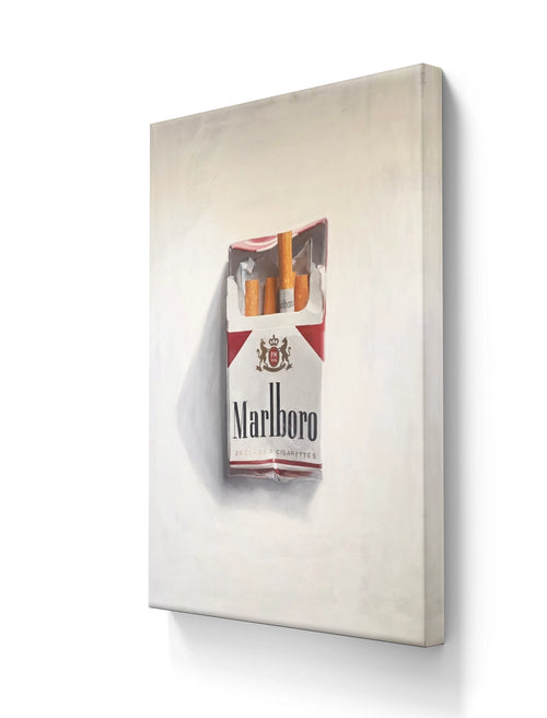 Maleriet "Smokes" av den norske samtidskunstneren Maren Morstad