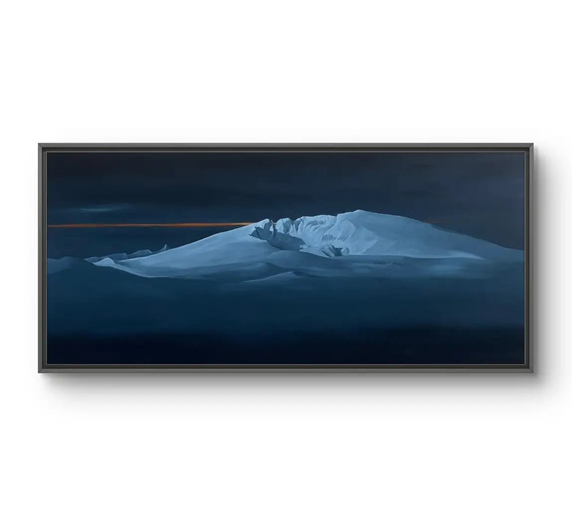 Maleriet "Snøhetta" av den norske samtidskunstneren Torkild Iversen