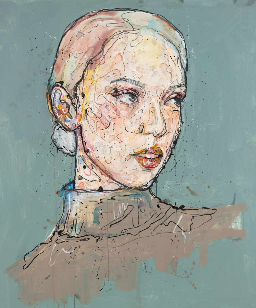 Detaljebilde av kunstverket "Sun" av Lea Alstad