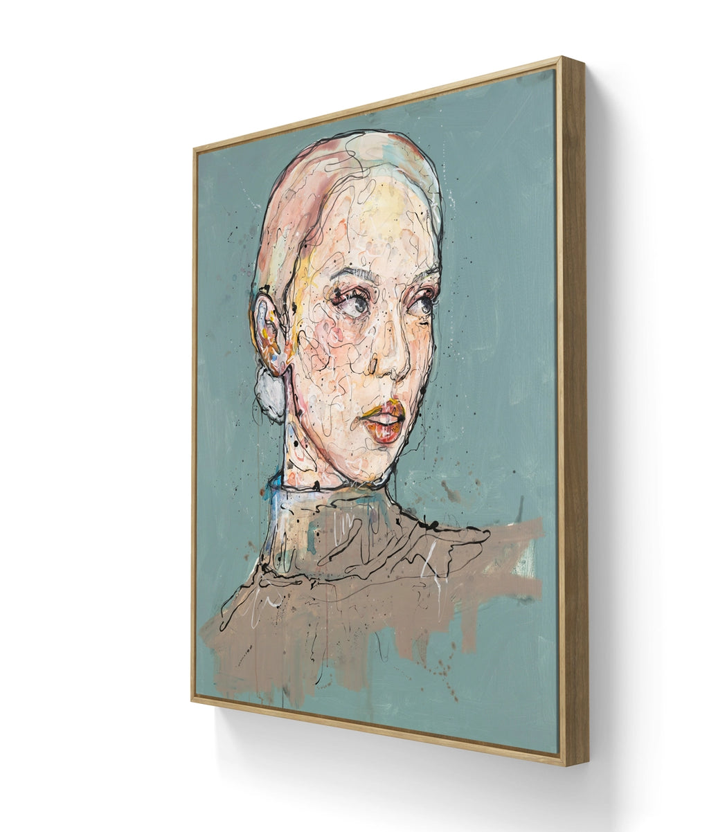 Kunsttrykket "Sun" kommer i en versjon på lerret. 