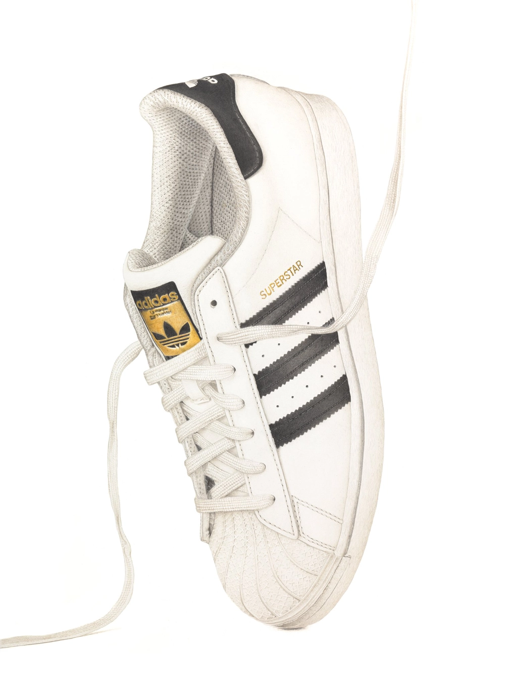 Detaljebilde av kunsttrykket "Superstar" av Kristoffer Ask Hansen.