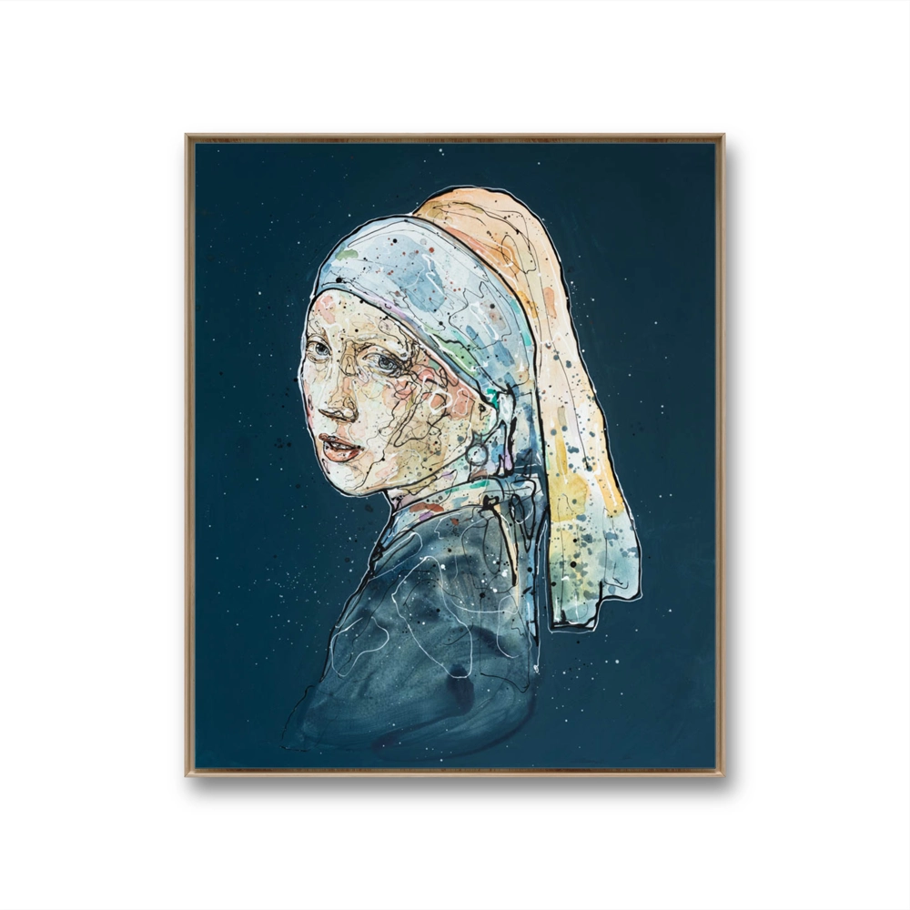 The girl et kunsttrykk av Lea Alstad.