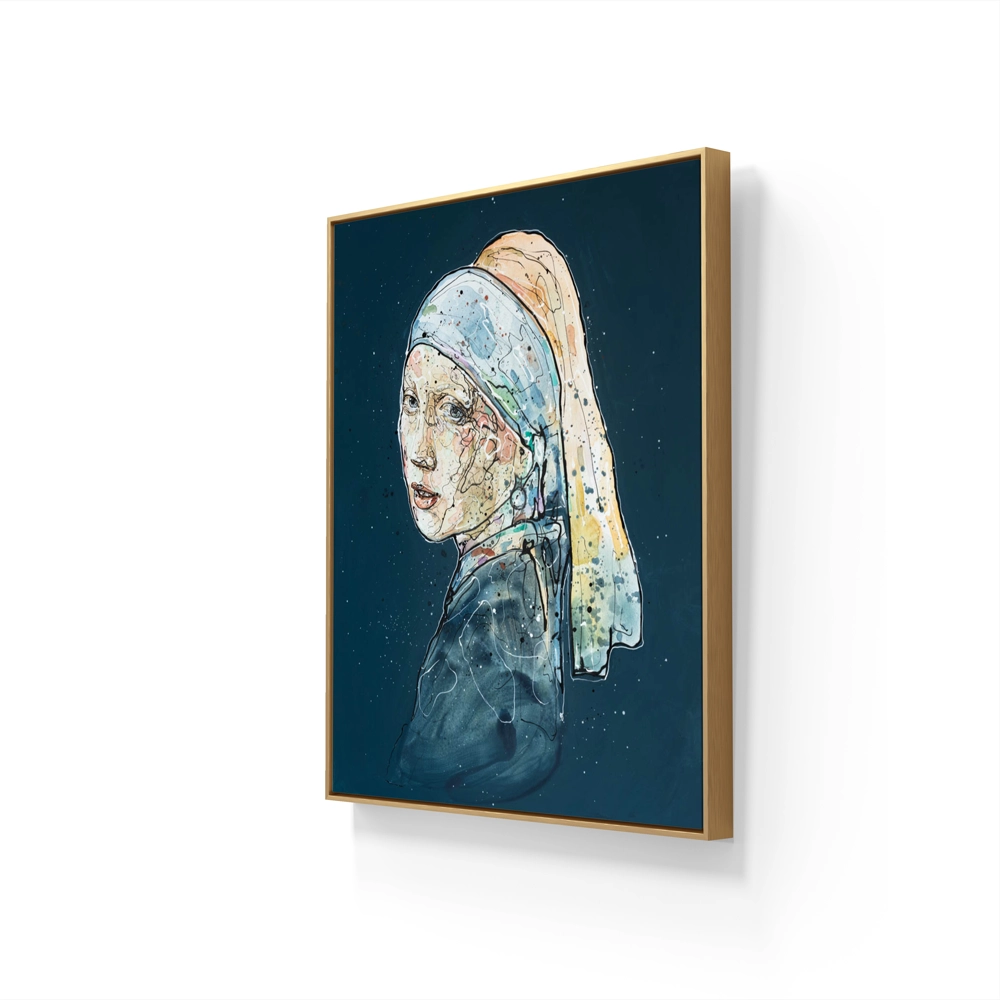 The girl er inspirert av kunstverket the girl with the pearl earring.