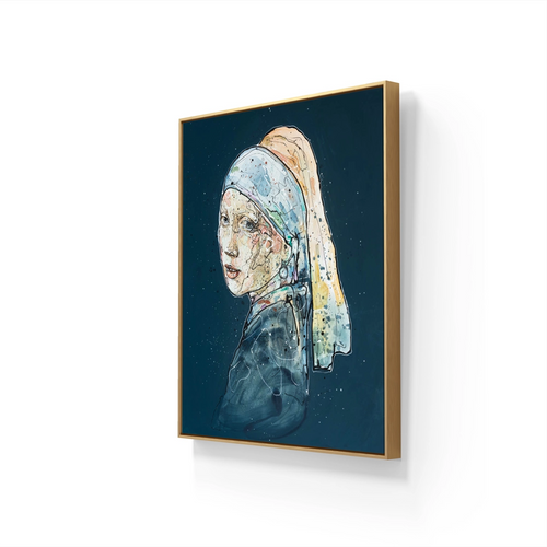 The girl er inspirert av kunstverket the girl with the pearl earring.