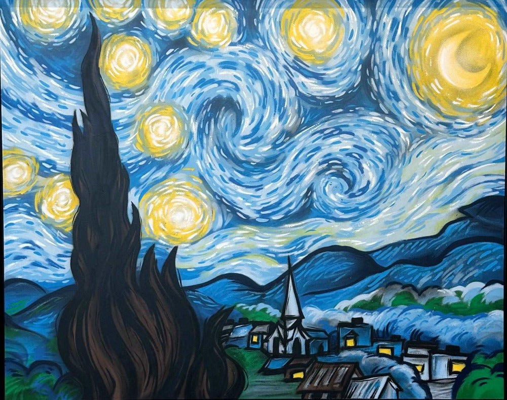 The Starry Night et kunstverk av Salke