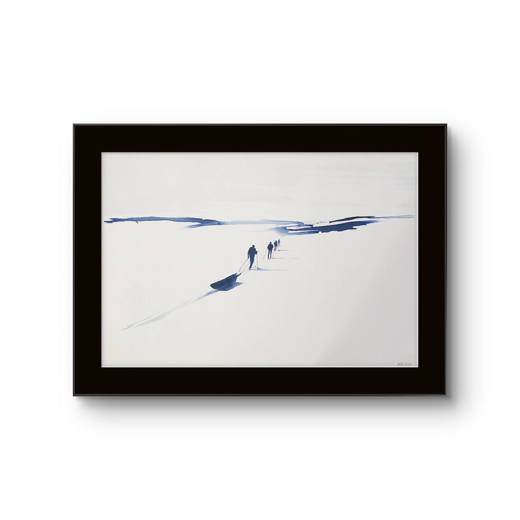 Maleriet "Underveis 2" av den norske samtidskunstneren Mona Eckhoff