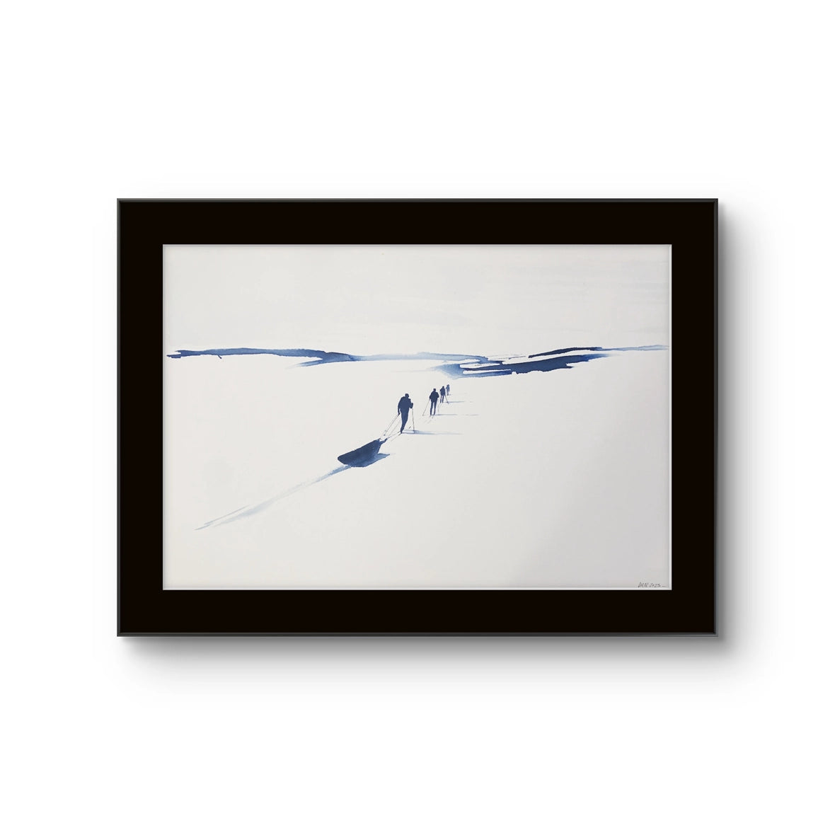 Maleriet "Underveis 2" av den norske samtidskunstneren Mona Eckhoff