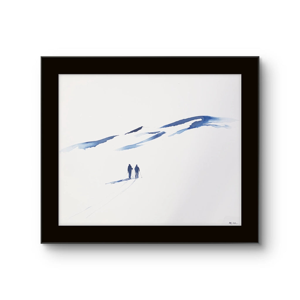 Maleriet "Underveis 3" av den norske samtidskunstneren Mona Eckhoff