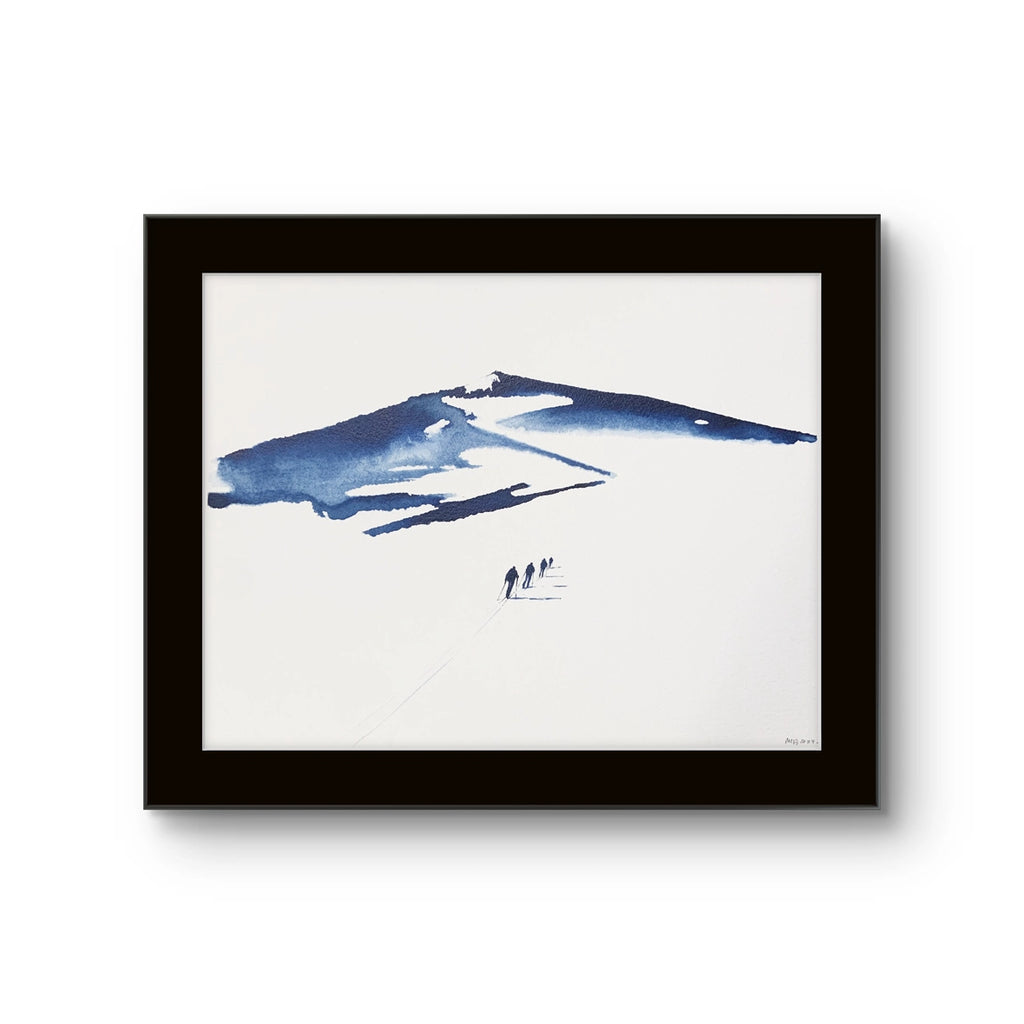 Maleriet "Underveis 4" av den norske samtidskunstneren Mona Eckhoff