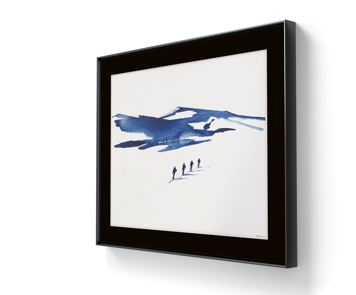 Maleriet "Underveis 6" av den norske samtidskunstneren Mona Eckhoff