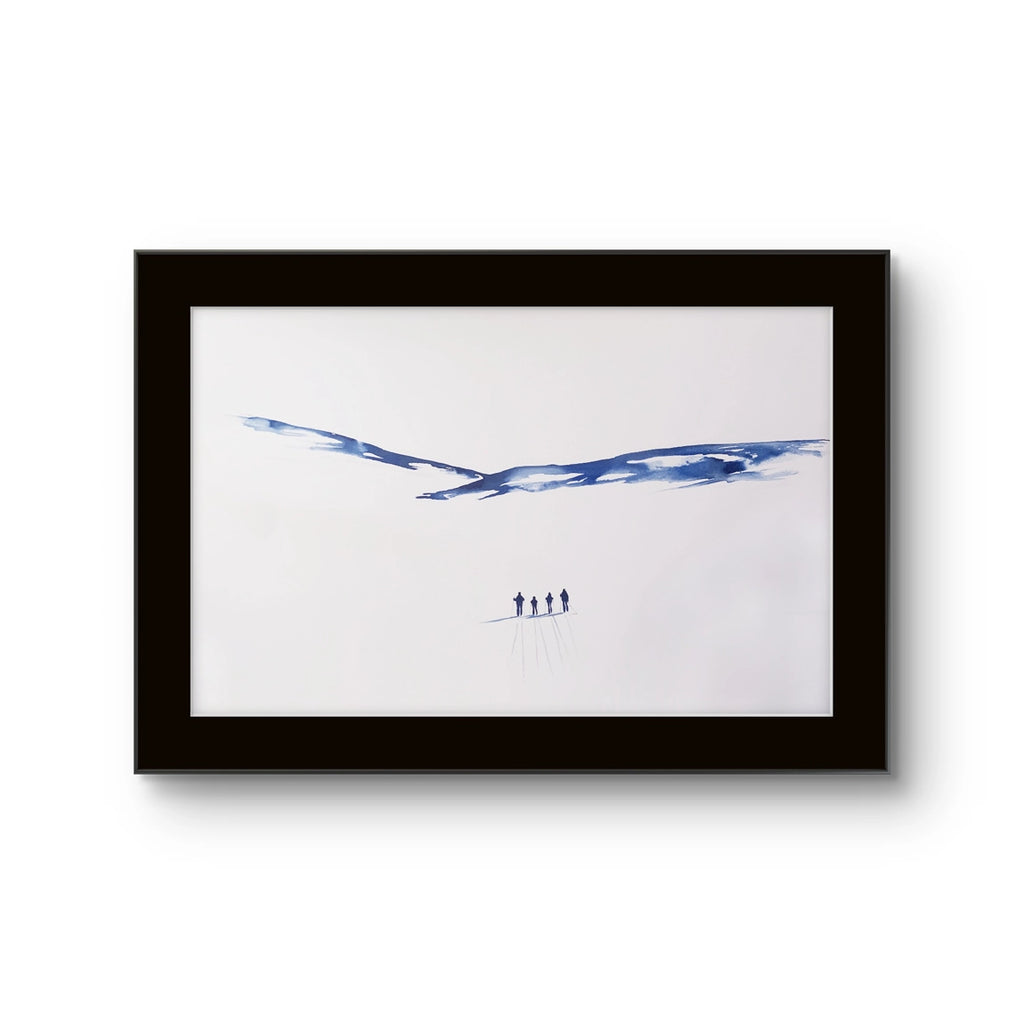 Maleriet "Underveis 7" av den norske samtidskunstneren Mona Eckhoff