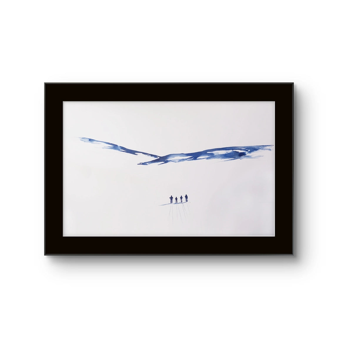 Maleriet "Underveis 7" av den norske samtidskunstneren Mona Eckhoff